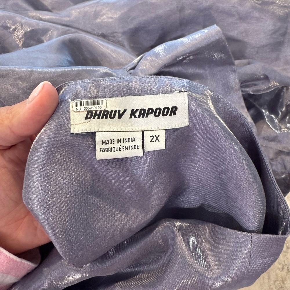 Dhruv Kapoor Shimmering Gray Dress